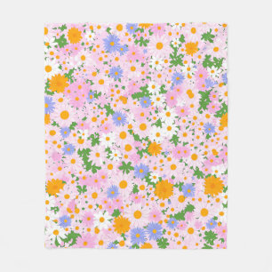 Manta Polar Pequeñas y bonitas margaritas con un