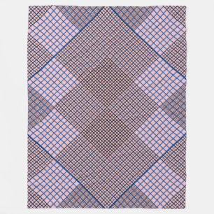 Manta Polar Pequeño a cuadros de 2 tonos 04A Link BG