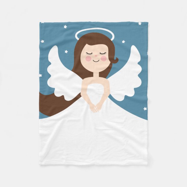 Manta Polar Pequeño ángel lindo (Anverso)