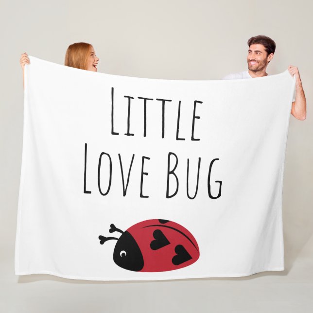 Manta Polar Pequeño Bug de amor - (In situ)