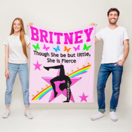 MANTA POLAR PEQUEÑO GIMNASIO DE FIERZA PERSONALIZADO FLEECE BL