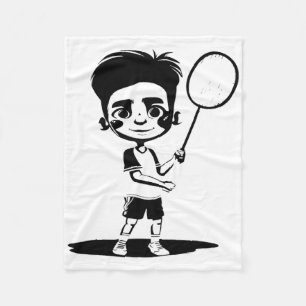 Manta Polar Pequeño lanzador deportivo Badminton Boy Racket