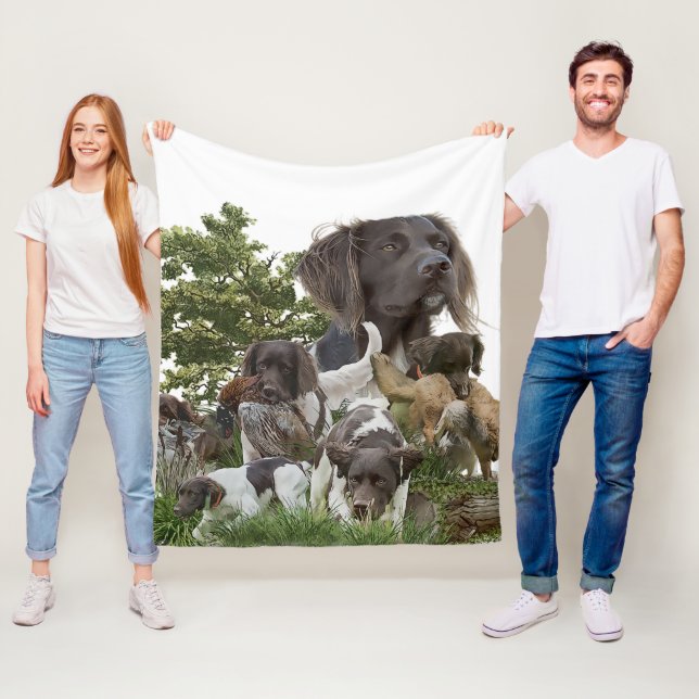 Manta Polar Pequeño Munsterlander (In situ)