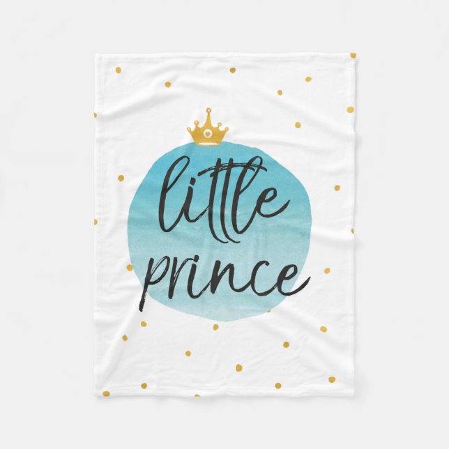 Manta Polar Pequeño Prince Baby Blanket Baby Gift  (Anverso)