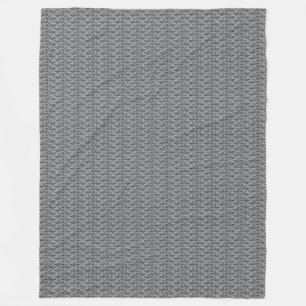 Manta Polar Pequeño Salto De Fleece Gris De Pescado