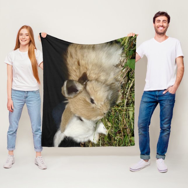 Manta Polar Pequeños conejitos esponjosos (In situ)