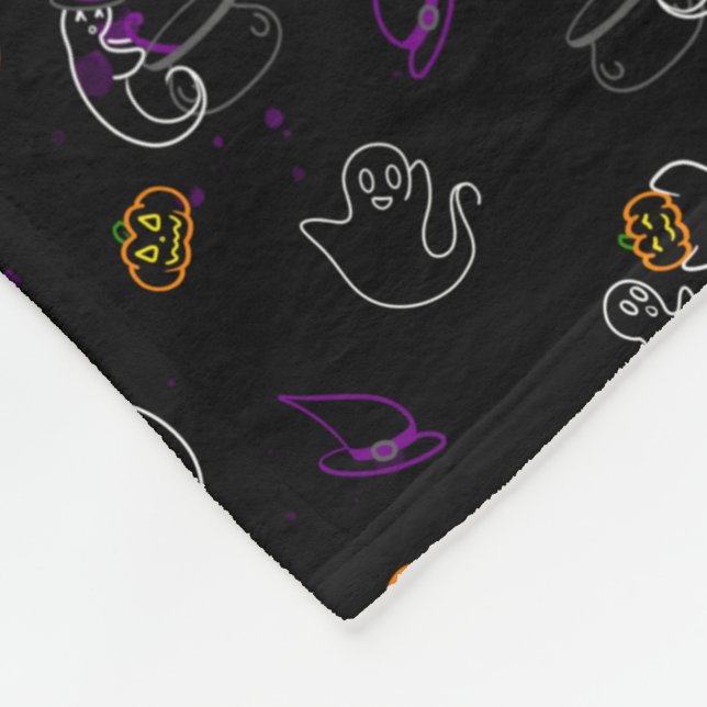 Manta Polar Pequeños fantasmas (Esquina)