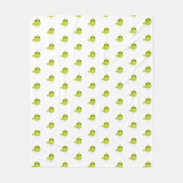 Manta Polar Pequeños pájaros (Anverso)