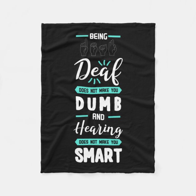 Manta Polar Pérdida de audición en lengua de Rótulo estadounid (Anverso)