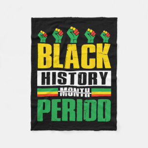 Manta Polar Período del Mes de la Historia Negra Bhm Afroameri