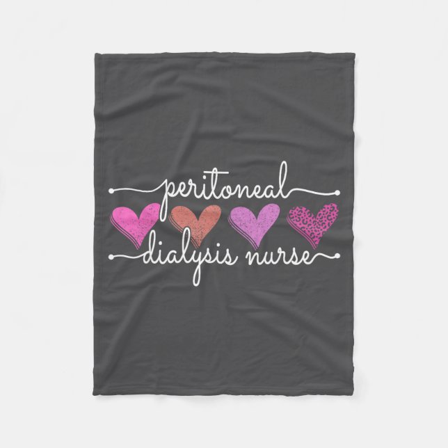 Manta Polar Peritoneal Dialysis Nurse Kidney Disease Funny Nur (Anverso)