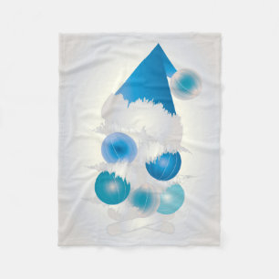 Manta Polar Perla y azul para Navidades