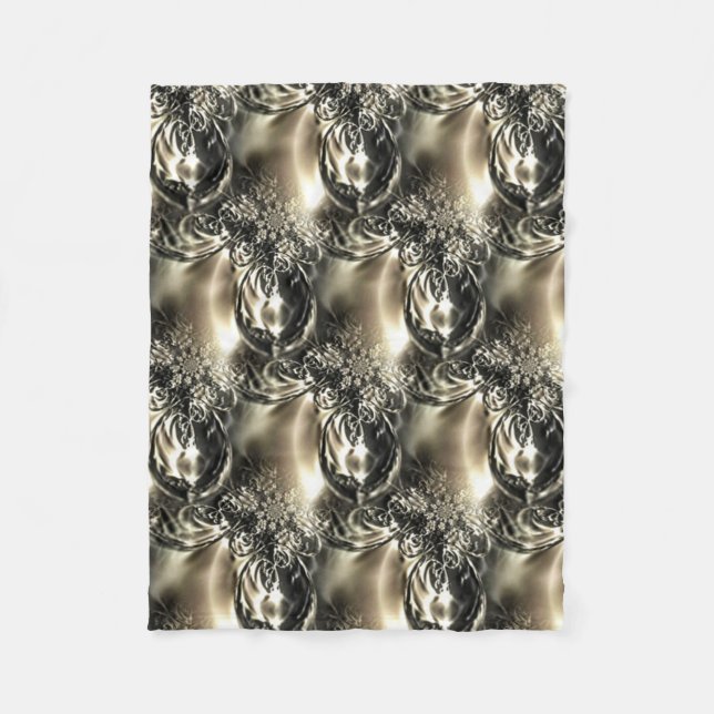 Manta Polar Perlas doradas (Anverso)