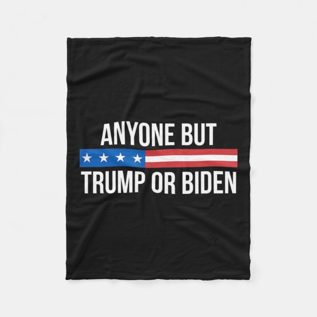 Manta Polar Pero Trump O Biden - (Anverso)