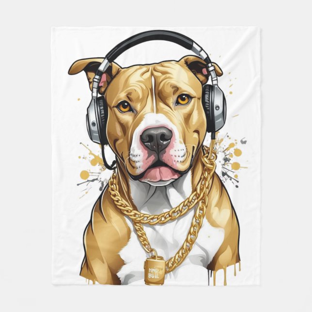 Manta polar perrito (Anverso)