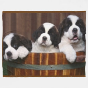 MANTA POLAR PERRITOS DE ST BERNARD