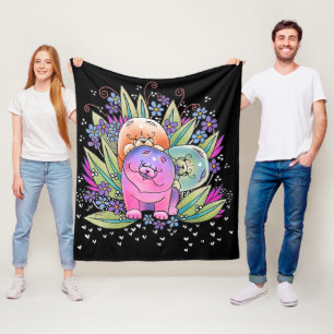 Manta Polar PERRO CHINO de BINDI PLAYDATE - esquile los