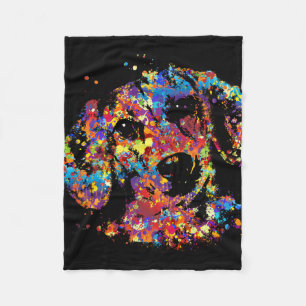 Manta Polar Perro colorido del Dachshund - Doxie