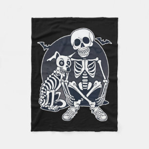 Manta Polar Perro Como Huesos Halloween Disfraz de esqueleto