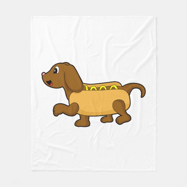 Manta Polar Perro como perro de protección (Anverso)