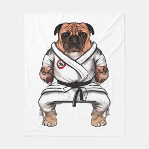Manta Polar perro conoce a karate