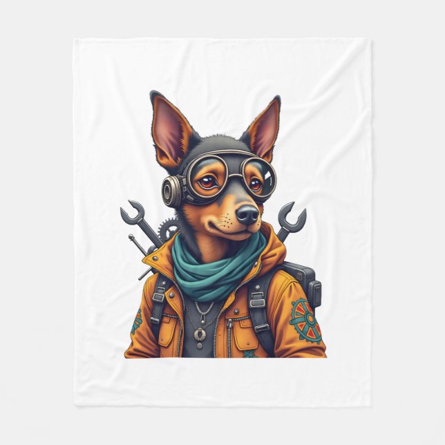 Manta Polar Perro de Aventura   (Anverso)