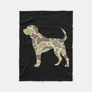Manta Polar Perro de caza de camo de la vieja escuela