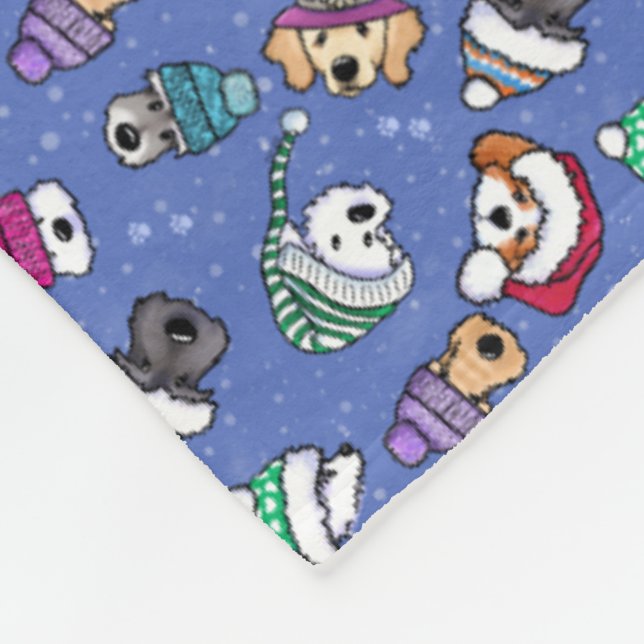 Manta Polar Perro de invierno (Esquina)