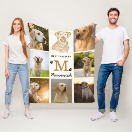 Manta Polar Perro de Labrador personalizado
