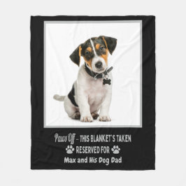 Manta Polar Perro de mascota con foto personalizada