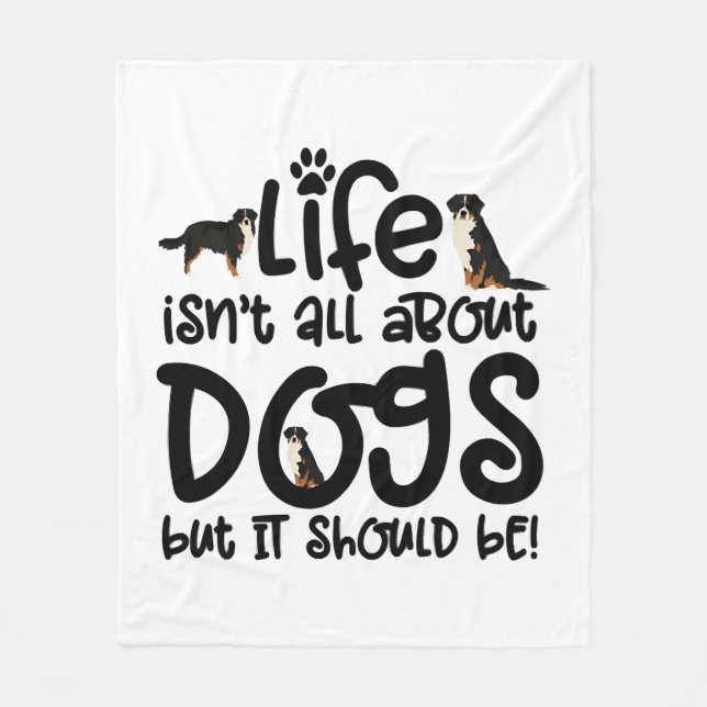 Manta Polar Perro de montaña de Bernese (Anverso)