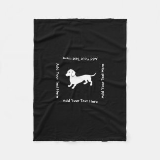 Manta Polar Perro de patas muy cortas