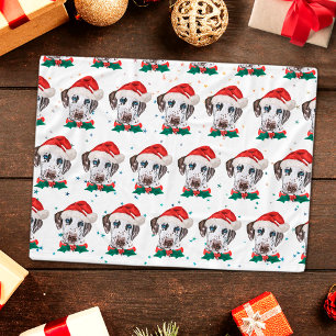 Manta Polar Perro de raza dálmata Navidad