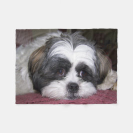 Manta Polar Perro de Shih Tzu