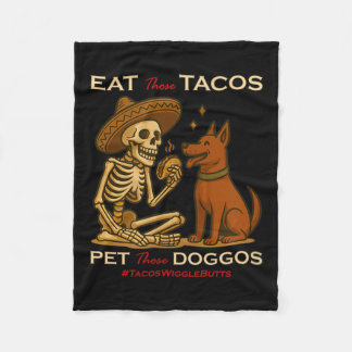 Manta Polar Perro de Taco