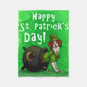 Manta Polar Perro del día de St Patrick afortunado