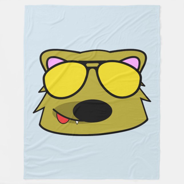 Manta Polar Perro dogoso (Anverso)