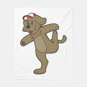 Manta Polar Perro en el gimnasio del yoga