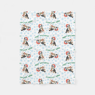 Manta Polar Perro esquimal feliz de Howlidays