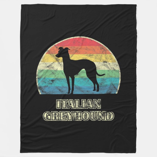 Manta Polar perro estilo grisón de italia (Anverso)