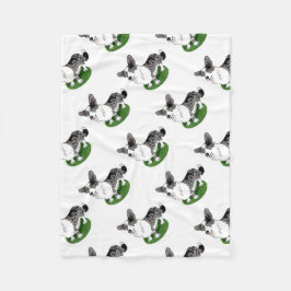 Manta Polar Perro lindo, Blue Merle Corgi