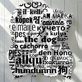 Manta Polar Perro Lover multilingüe