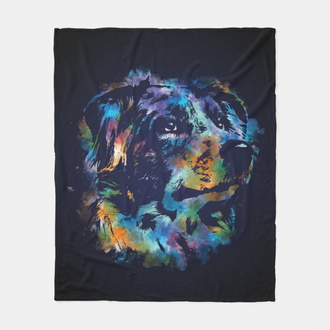 Manta Polar Perro pastor australiano - Aussie (Anverso)