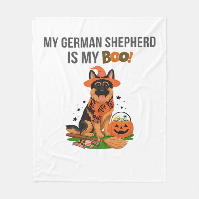 Manta Polar Perro puntero de corta duración alemán - Luna Si d (Anverso)