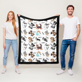 Manta Polar Perro y ladrido  