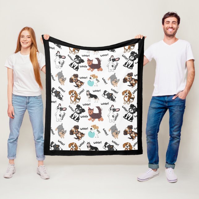 Manta Polar Perro y ladrido   (In situ)