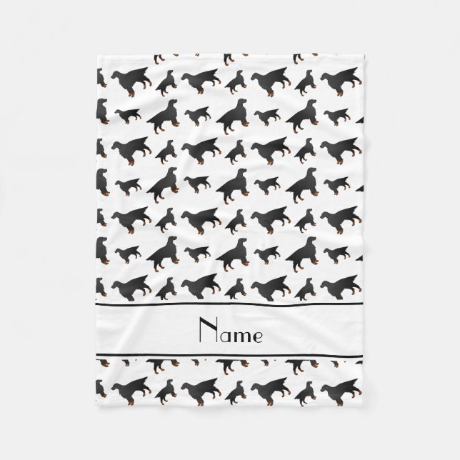 Manta Polar Perros blancos conocidos personalizados del (Anverso)