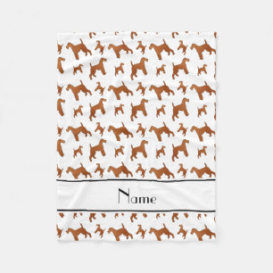 Manta Polar Perros blancos conocidos personalizados del