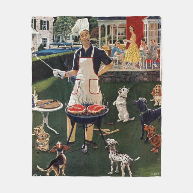 Manta Polar Perros calientes (Anverso)