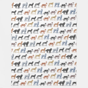 Manta Polar Perros de todas las clases